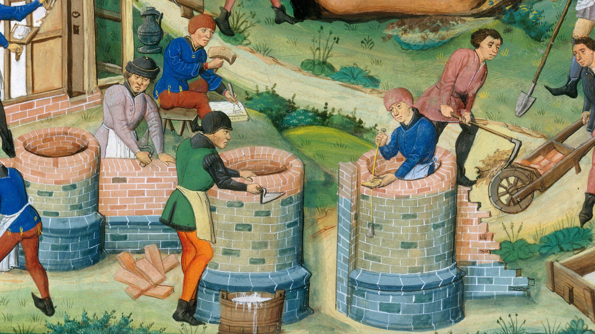 jour de travail au Moyen Age