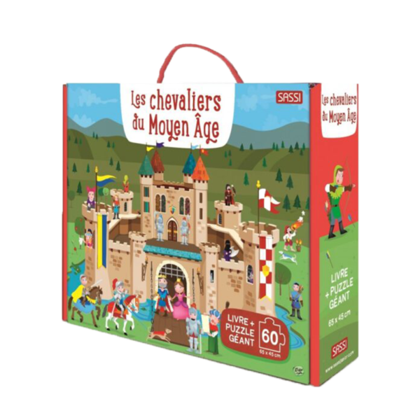jeu puzzle chevaliers moyen age