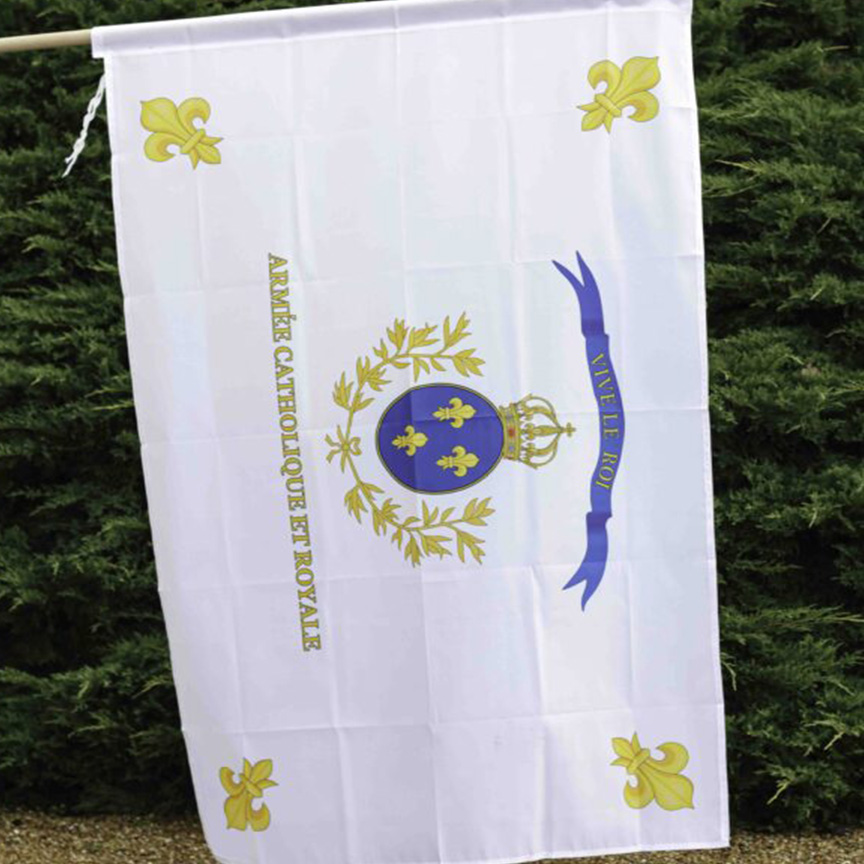 drapeau armes catholique et royale