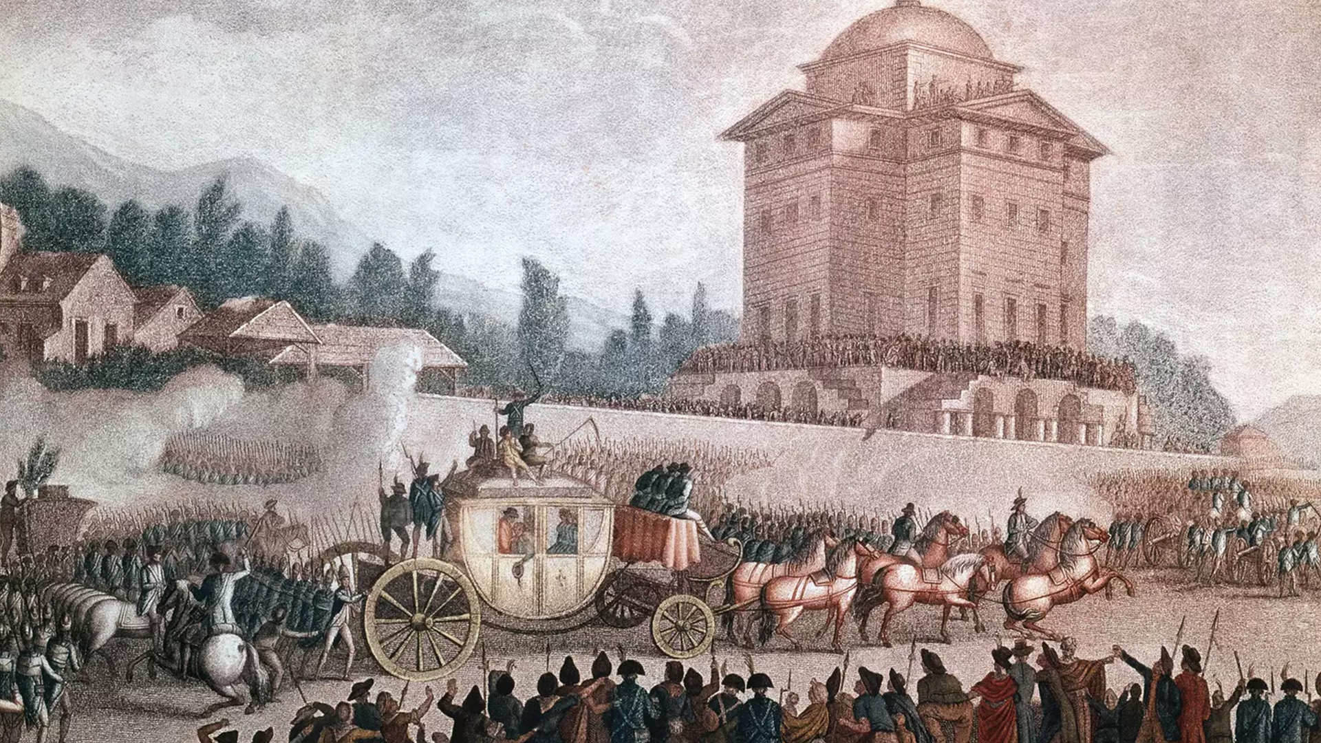 Fuite de Louis XVI et son arrestation à Varennes