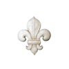 fleur de lys en plâtre