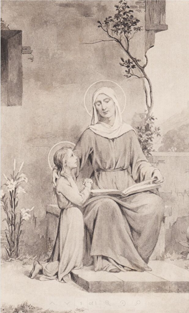 SAINTE ANNE : patronne des Bretons. 