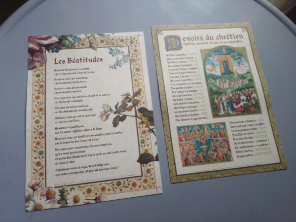 5 Affichettes A4 "Les inspirations du Catholique" – Image 10