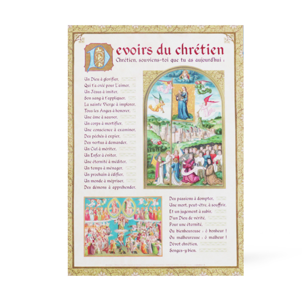 5 Affichettes A4 "Les inspirations du Catholique" – Image 2