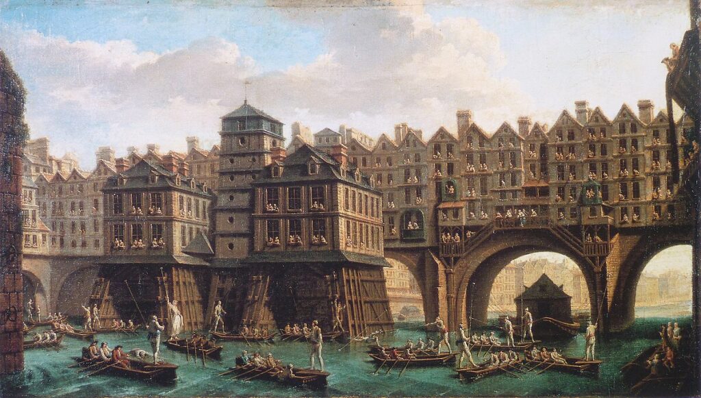 Les ponts parisiens habités