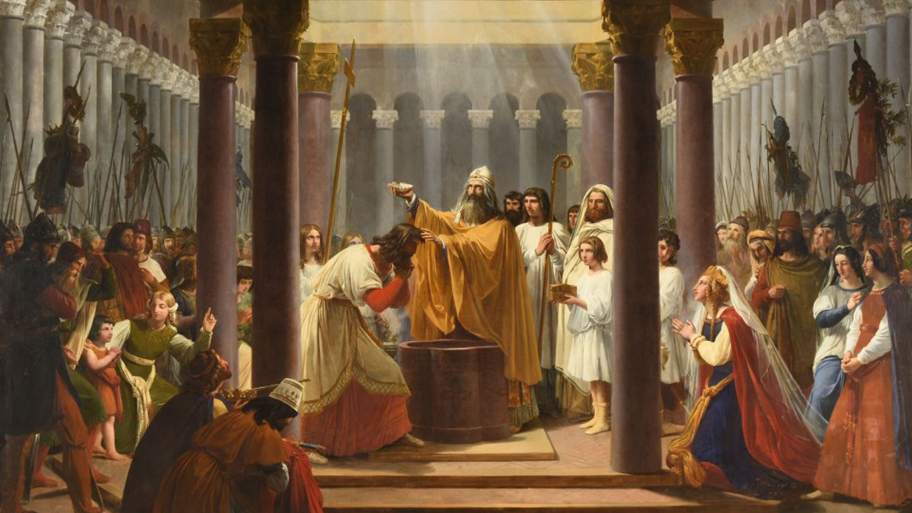« Autour du baptême de Clovis » de Michel Defaye