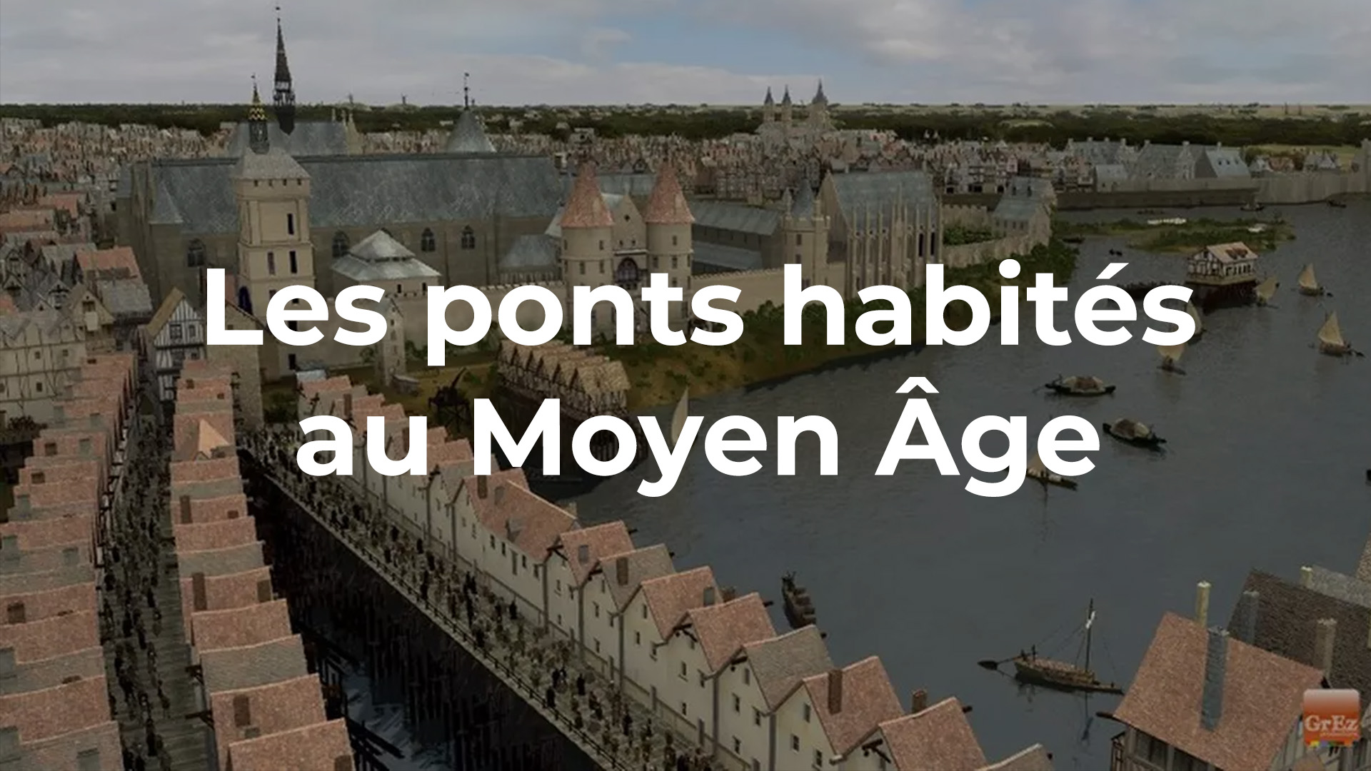 pont habités moyen age