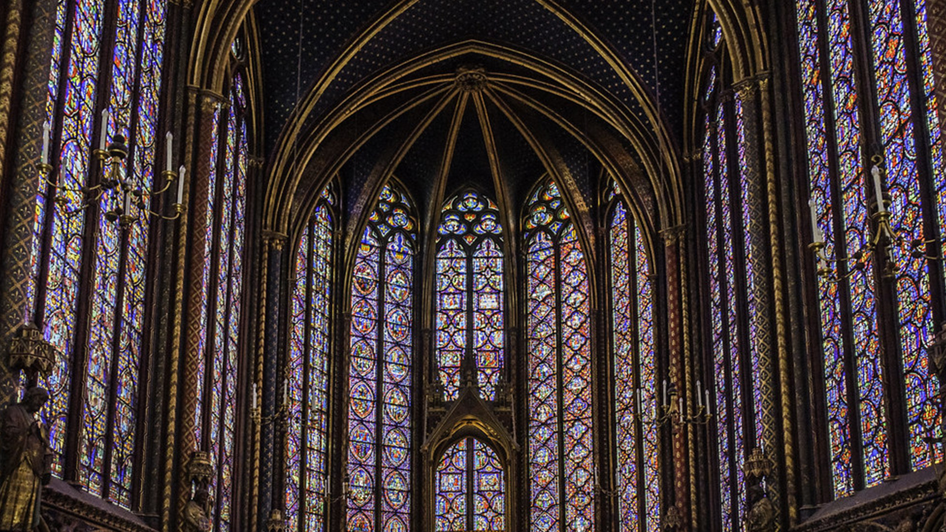 Les quinze vitraux de la Sainte-Chapelle de Paris