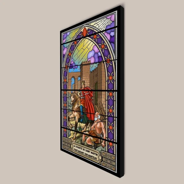 Saint Martin, art mural style vitrail – Image 2